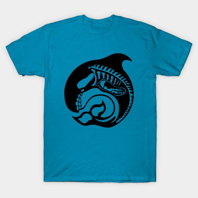 skelewhale T-Shirt by somatosis